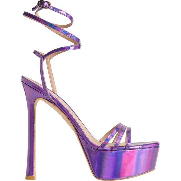 **Stuart Weitzman Made in Spain Soiree 145 Platform Sandals (For Women)** - Picture 3 of 5